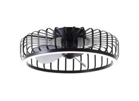Plafondlamp Capo met ventilator Ø48cm - kunststof & metaal - wit