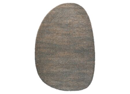 Tapijt Medusa 200x290cm - polyester - grijs/bruin
