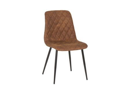 Stoel Furu 45x51x85cm - microvezel - cognac