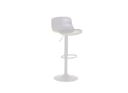 Barstoel Dune ZH57-78cm - kunststof - wit