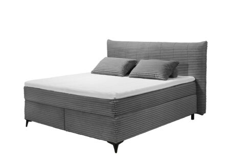 Boxspring Seattle 160x200cm - tissu - anthracite