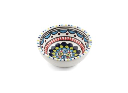 Kom Pavo Ø10,5cm - stoneware - multicolor
