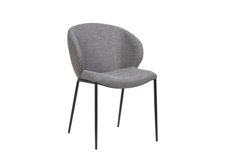 Stoel Aguila 55x60x84cm - stof - grijs