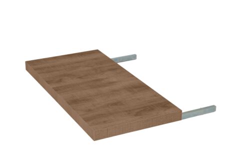 Verlengblad 100x50cm - meubelplaat - canyon oak