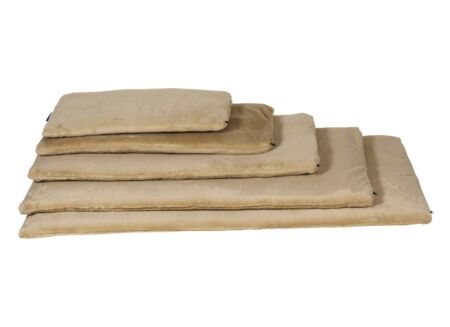 Hondenkussen Curl Plush S 58x40cm - polyester - beige