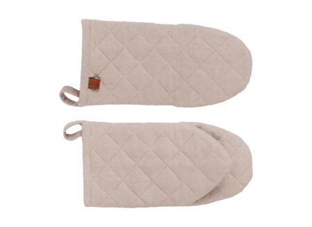 Ovenwant Stoff 31x15cm - katoen - zand