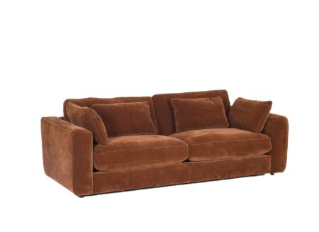 Zetel Granta 3-zit - stof - rood