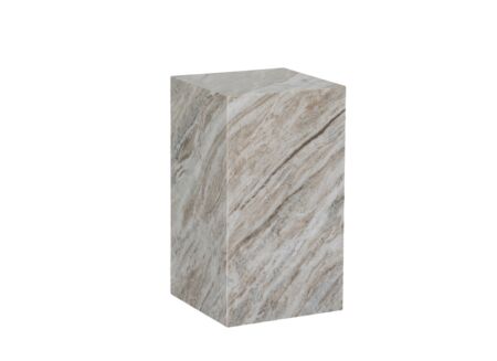 Zuil Calcio 40x40x70cm - marmer - wit