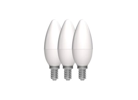 Ledlamp Kaars 3,4W E14 - 3 stuks