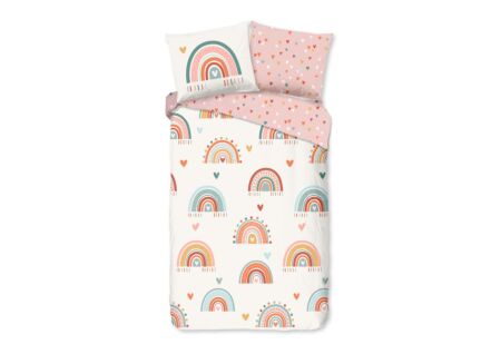 Dekbedovertrek Louie 140x220cm - katoen - multicolor