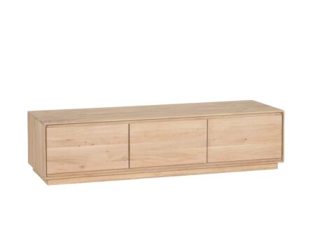 Tv-meubel Caviar 165cm - eik massief & decor- naturel
