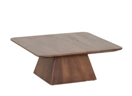 Salontafel Bocadillo 80x80cm - mango massief - bruin
