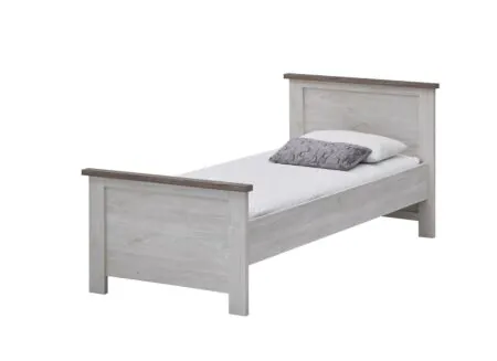 Plus Important - Lit Eline 90x200cm - décor - white & autumn oak