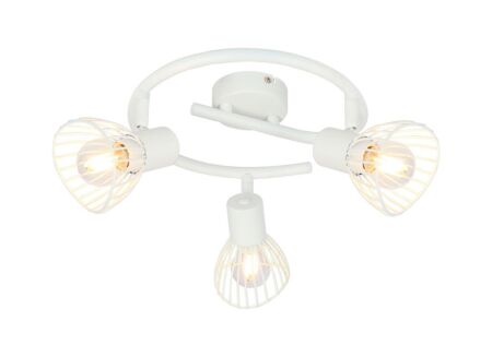 Opbouwspot Elhi met 3 spots 40W E14