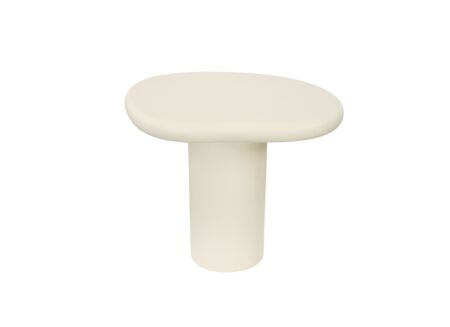 Bijzettafel Brio 58x50cm - micro cement - beige