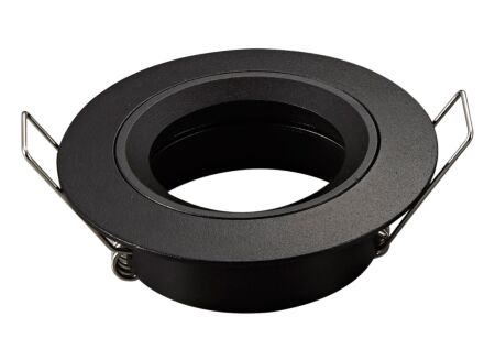 Inbouwspot zwart GU10, excl. lamp