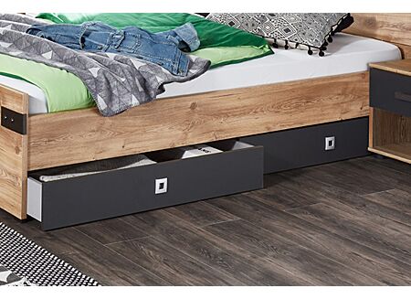 Bedlade Liverpool  100cm, set van 2