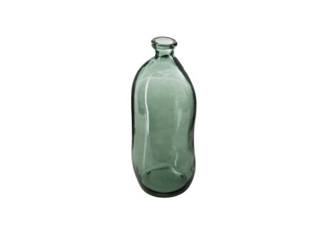 Vaas H51cm - gerecycleerd glas - groen