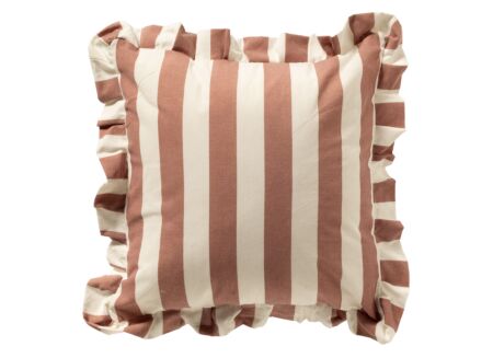 Kussen Bella 45x45cm - polyester & katoen & viscose - old rose