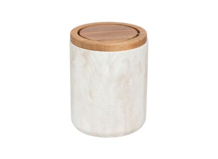 Tafelafvalemmer Come 1,5L Ø11,9x15,8cm - polystone - beige