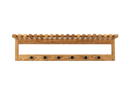 Kapstok Samia 80cm - massief eik - naturel