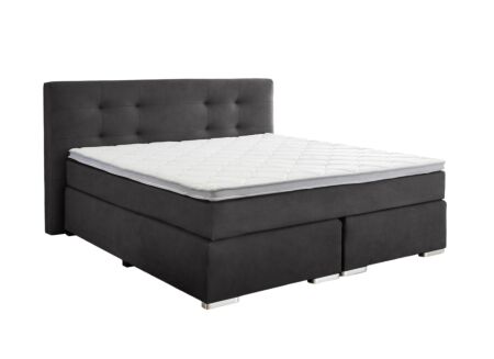 Boxspring BX1670 180x200cm stof antraciet