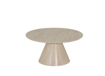 Salontafel Tilda Ø80x40cm - decor - travertin look