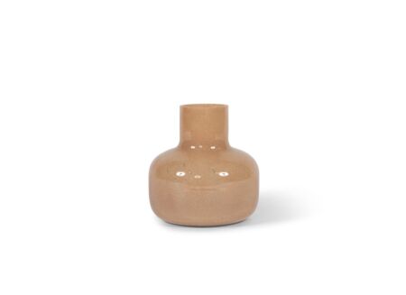 Vaas H20cm - glas - honey