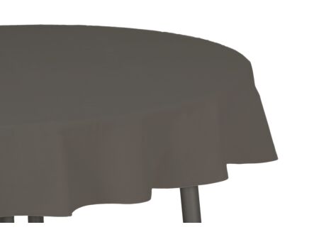 Tafelkleed Teflon Ø180cm - stof - donkergrijs