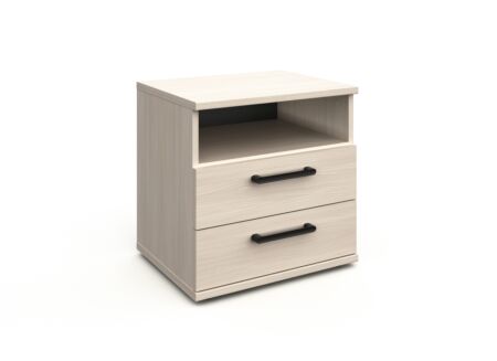 Nachtkastje Lola 55x44x58cm - melamine - bolivar wood