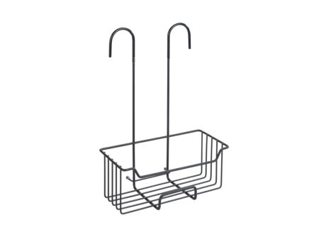 Doucherek Milo 25x36x14cm - metaal - zwart