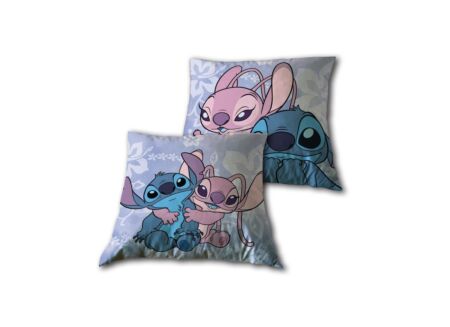 Kussen Stitch 40x40cm - polyester - blauw