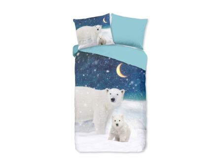 Dekbedovertrek Polar 140x220cm flanel