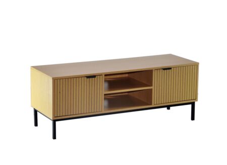 Tv-meubel Nevado 120cm - MDF melamine - wilde eik