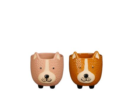 Bloempot Hond H12cm