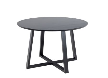 Ronde tafel Ø120cm - decor - zwart
