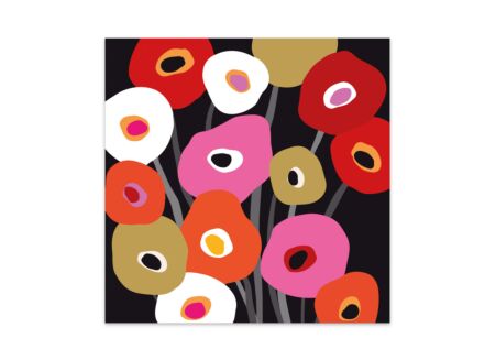 Serviette Super Bloom 33x33cm - papier - multicolor 20 stuks