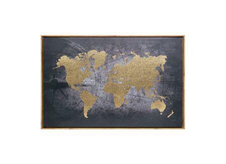 Foto op canvas Monde 58x88cm