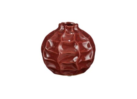 Vaas Ida Ø14x13cm - stoneware - paars