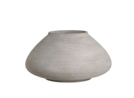 Bloempot Dius H37cm - cement - cream