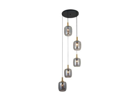 Hanglamp Ø40cm 5x60W