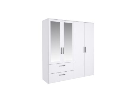 Kleerkast Orleans 181cm - decor - wit