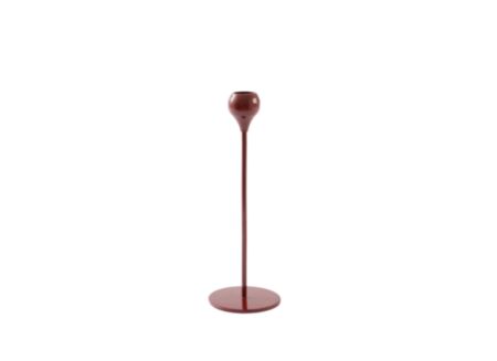 Kaarsenhouder Samui H25cm - metaal - burgundy