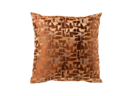 Kussen Liva 45x45cm - stof - brown patina