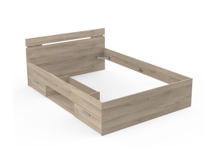 Bed Michigan 140x200cm - decor - kronberg eik