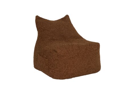 Zitzak Karina bouclé bruin