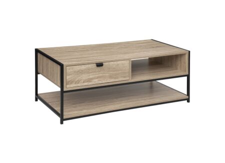 Salontafel Aliaj beige met opbergruimte