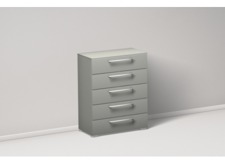 Commode Select 80x42x100cm - decor - zijdegrijs
