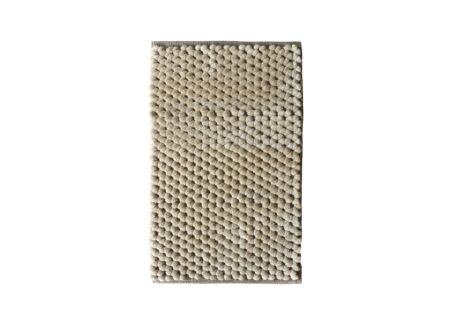 Badmat Lusso 60x100cm - polyester & katoen - forest sand