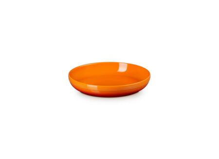 Diep bord Coupe Ø22cm - stoneware - oranjerood